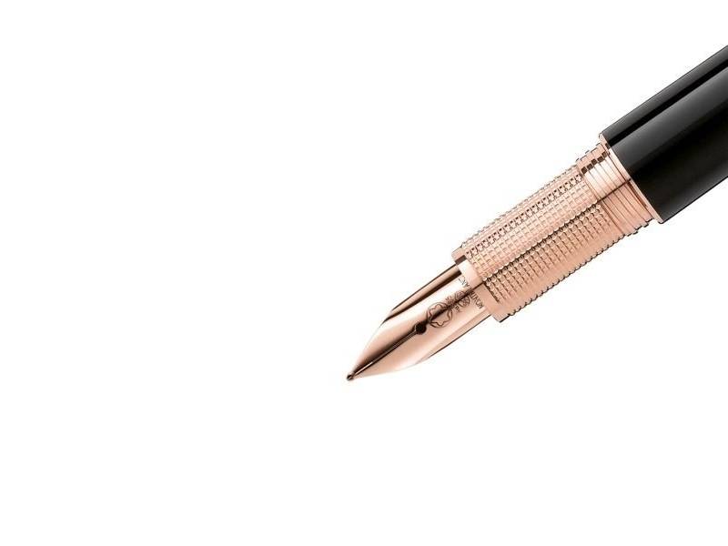 FOUNTAIN PEN RED GOLD-PLATED STARWALKER MONTBLANC 105651